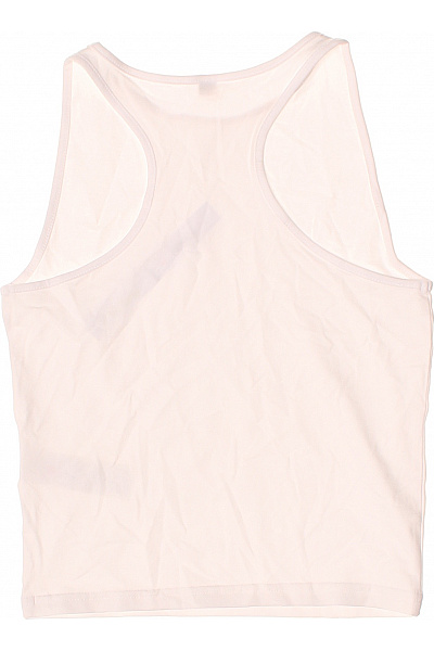 dámské tílko basic bílé bez rukávů jednobarevné Vel. m | Unimoda | obrázek 2