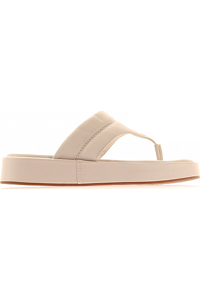 Clarks Dámské Béžové žabky Na Platformě Volnočasové Letní Kožené Vel. EU 39