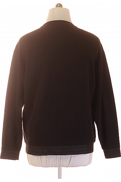 Hugo Boss Pánská mikina černá s dlouhým rukávem crewneck jednobarevná Velikost L | Hugo Boss | obrázek 3