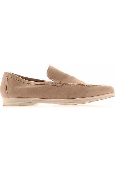 Steve Madden Pánské Béžové Semišové Mokasíny Elegantní Volnočasové Vel. 46