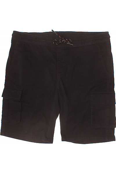 URBAN CLASSICS Pánské černé cargo kraťasy bavlněné volnočasové s kapsami Vel. xxl | URBAN CLASSICS | obrázek 2