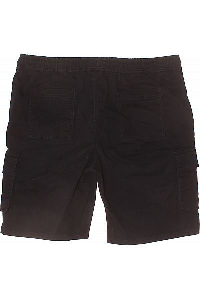 URBAN CLASSICS Pánské černé cargo kraťasy bavlněné volnočasové s kapsami Vel. xxl | URBAN CLASSICS | obrázek 3