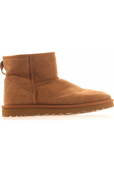 UGG Kotníkové Zimní Semišové Boty S Kožíškem Vel. 45