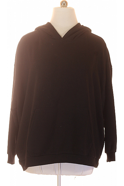 URBAN CLASSICS pánská černá mikina s kapucí a klokaní kapsou oversized Vel. EU 5XL | URBAN CLASSICS | obrázek 2