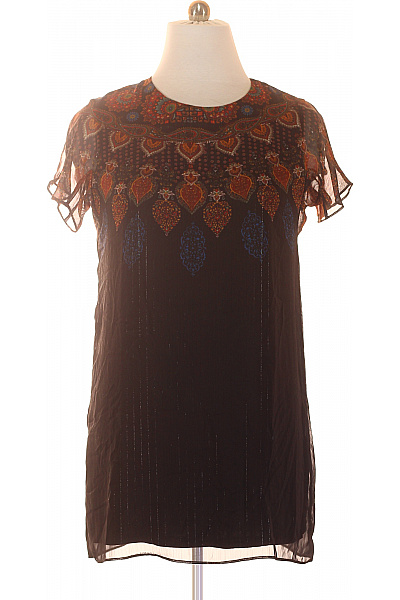DESIGUAL Dámské šaty s krátkým rukávem boho třpytivé Vel. 44 | DESIGUAL | obrázek 2