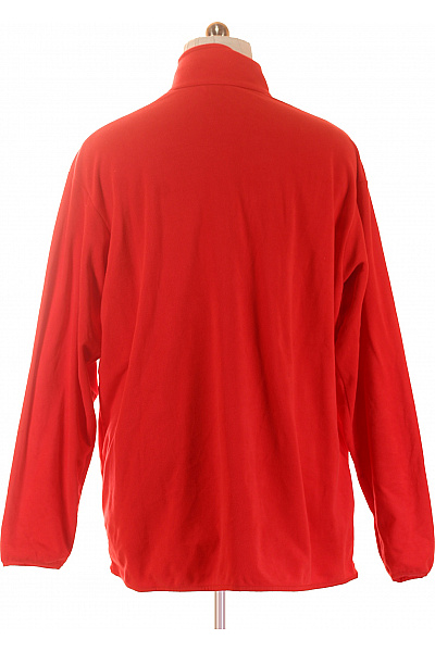 ADIDAS pánská červená mikina s dlouhým rukávem na zip outdoor Vel. 2XL | ADIDAS | obrázek 2