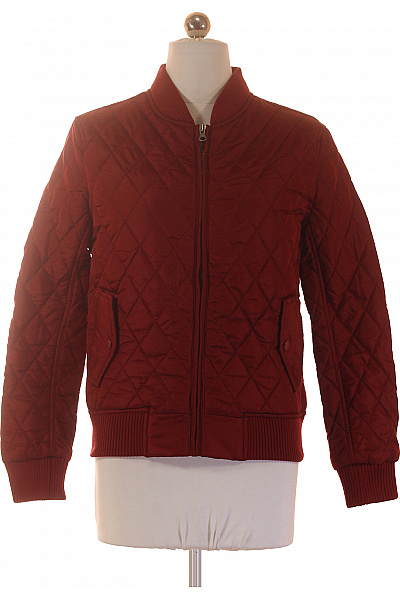 URBAN CLASSICS Dámská prošívaná bunda bomber červená se zipem | URBAN CLASSICS | obrázek 2