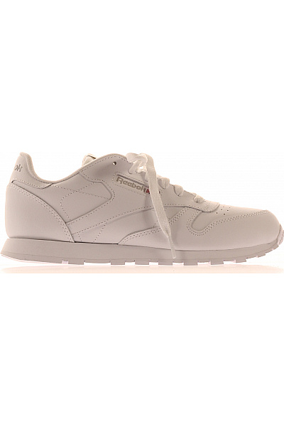 Reebok Dámské Tenisky Bílé Kožené Volnočasové šněrovací Velikost EU 37