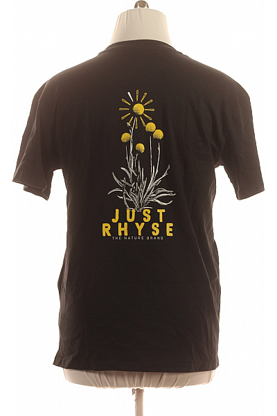 Just Rhyse Pánské tričko s krátkým rukávem černé basic | Just Rhyse | obrázek 3