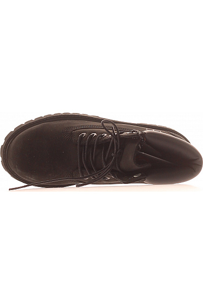 Timberland Dětské kotníkové šněrovací černé semišové boty Velikost 34 | Timberland | obrázek 2