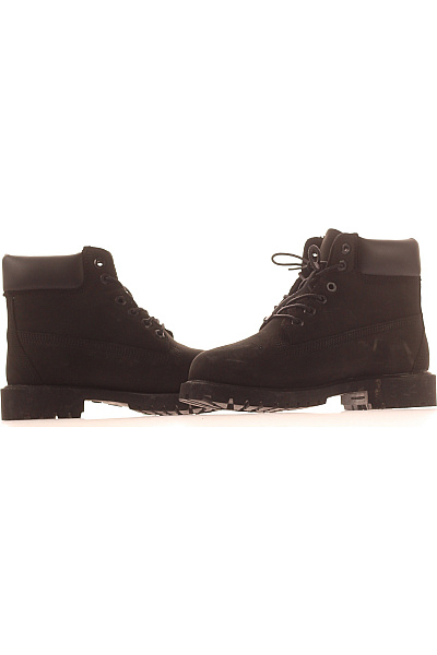 Timberland Dětské kotníkové šněrovací černé semišové boty Velikost 34 | Timberland | obrázek 5
