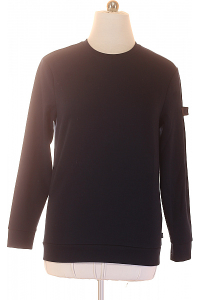 JOOP! pánská mikina s dlouhým rukávem černá jednobarevná crewneck Vel. EU L | JOOP! | obrázek 2