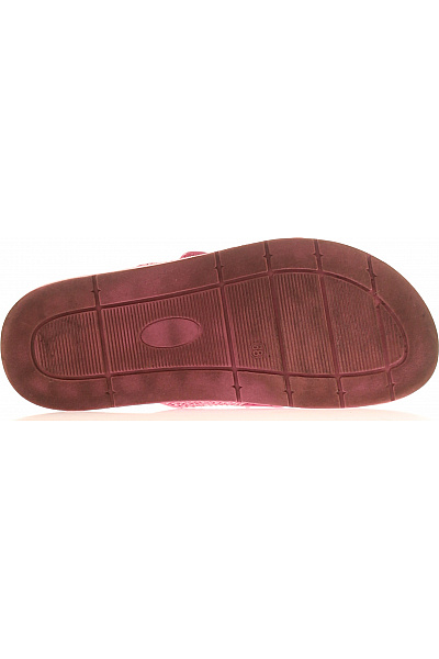 růžové nazouvací sandály s kamínky Vel. 38 | Unimoda | obrázek 3