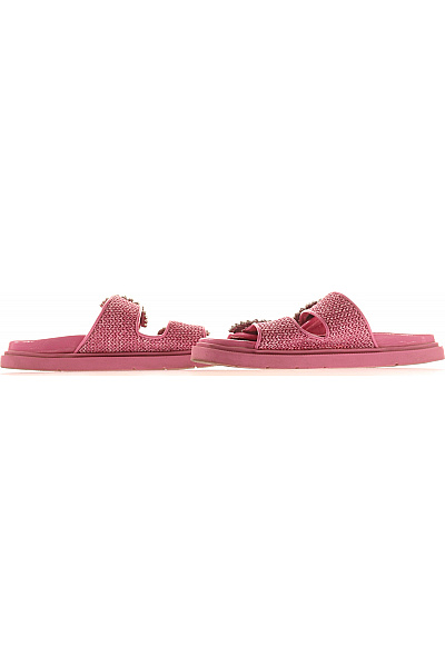 růžové nazouvací sandály s kamínky Vel. 38 | Unimoda | obrázek 5