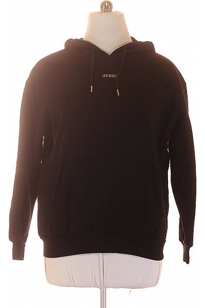 Guess černá mikina s kapucí a klokaní kapsou Velikost XS | Guess | obrázek 2
