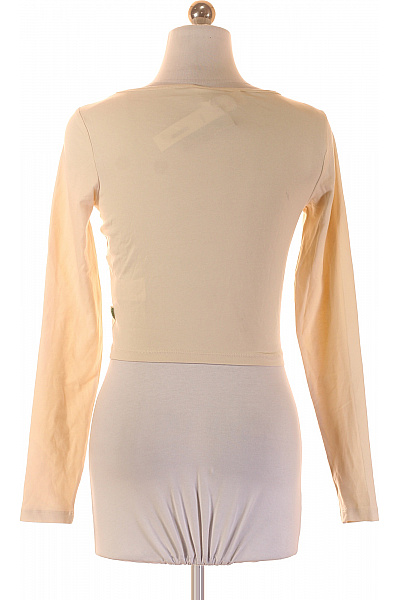 URBAN CLASSICS Dámské tričko s dlouhým rukávem basic crop top béžové Vel. s | URBAN CLASSICS | obrázek 3