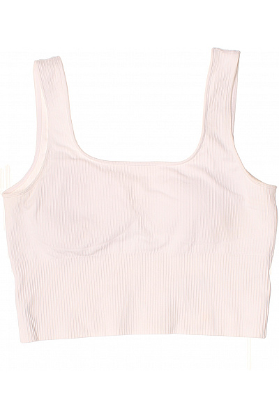 aimn Dámský crop top bezešvá podprsenka na cvičení hladká Velikost EU L | aimn | obrázek 2
