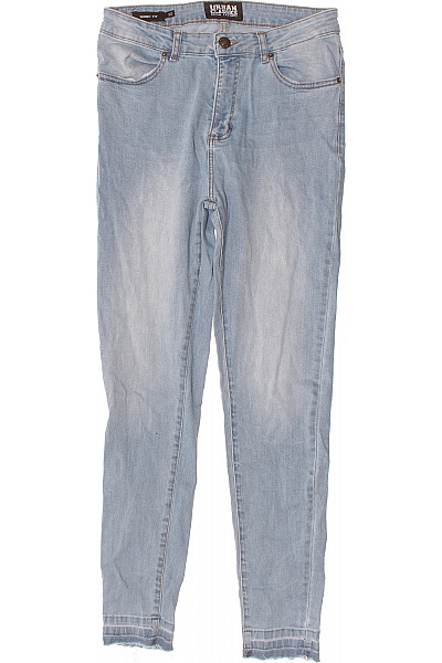 URBAN CLASSICS Dámské Džíny Skinny Strečové Modré Vel. 30
