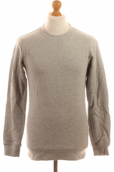 URBAN CLASSICS Pánská mikina šedá s dlouhým rukávem crewneck bez potisku Vel. EU S | URBAN CLASSICS | obrázek 2