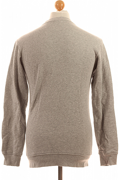 URBAN CLASSICS Pánská mikina šedá s dlouhým rukávem crewneck bez potisku Vel. EU S | URBAN CLASSICS | obrázek 3