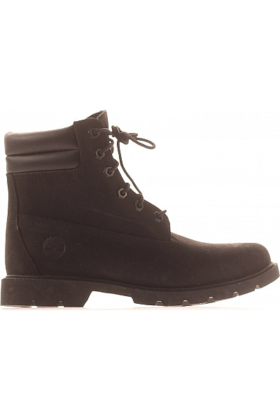 Timberland černé Kožené Kotníkové šněrovací Volnočasové Boty Vel. 38.5