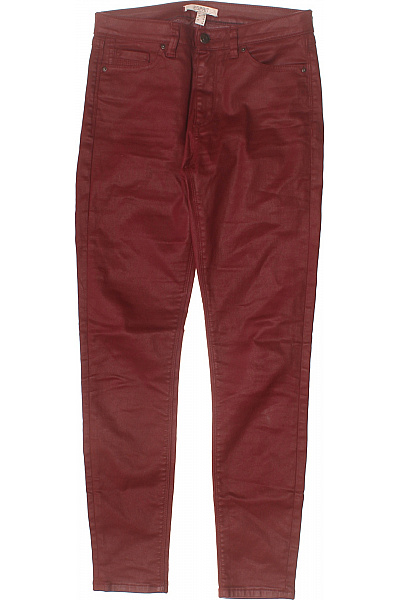 Esprit Dámské červené lesklé skinny kalhoty s vysokým pasem Velikost 34 | Esprit | obrázek 2