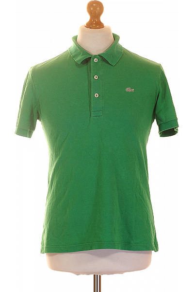 LACOSTE Pánské zelené tričko polo s krátkým rukávem bavlněné Vel. 4 | LACOSTE | obrázek 2