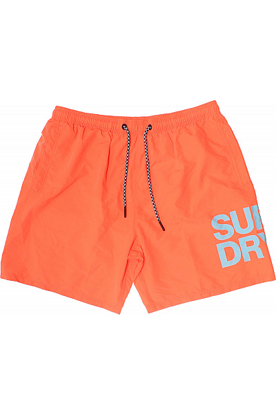 SUPERDRY pánské oranžové plavecké kraťasy s potiskem Velikost EU xl | SUPERDRY | obrázek 2