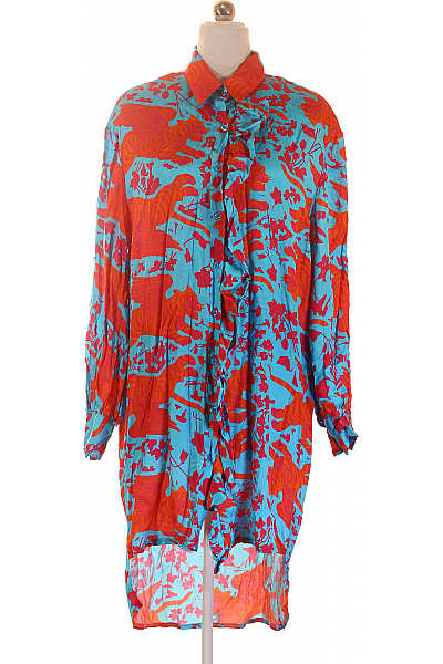Miss Goodlife Dámské šaty S Dlouhým Rukávem Květované Oversized Velikost XS