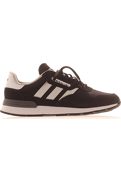 ADIDAS Pánské černé Tenisky Textilní Sportovní Vel. 45 1/3