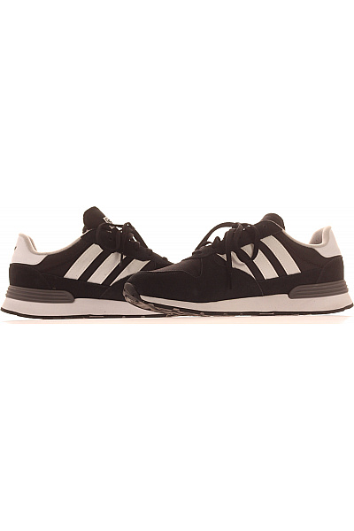 ADIDAS Pánské černé tenisky textilní sportovní Vel. 45 1/3 | ADIDAS | obrázek 5