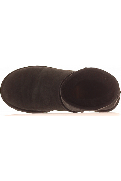 UGG Dámské černé kožené válenky Velikost 38 | UGG | obrázek 2