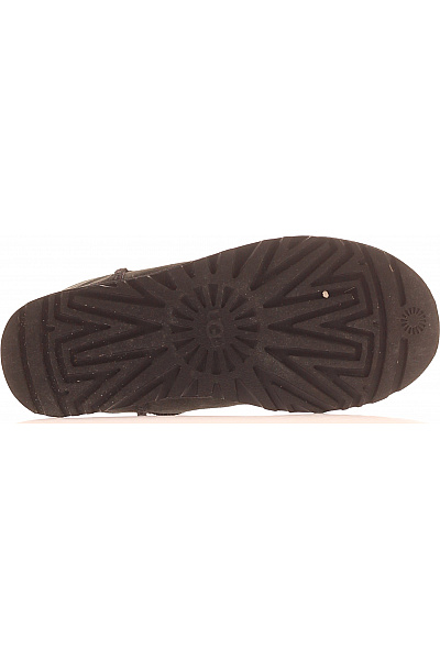 UGG Dámské černé kožené válenky Velikost 38 | UGG | obrázek 3