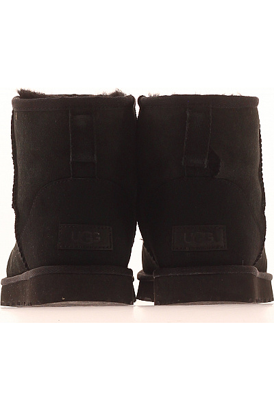 UGG Dámské černé kožené válenky Velikost 38 | UGG | obrázek 4