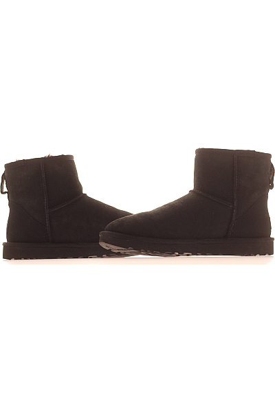UGG Dámské černé kožené válenky Velikost 38 | UGG | obrázek 5