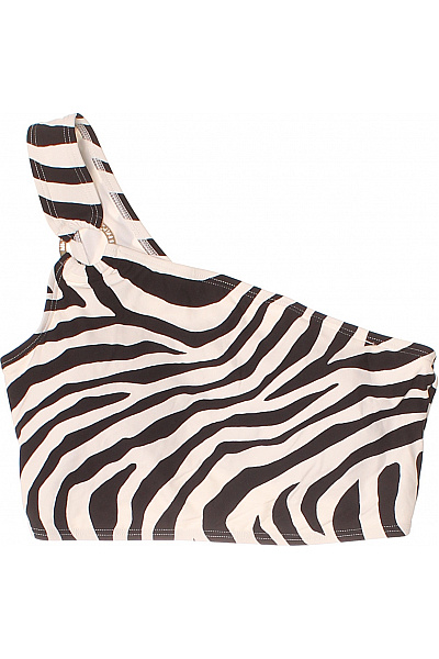 MICHAEL KORS Dámské asymetrické plavky zebra crop top Velikost EU L | MICHAEL KORS | obrázek 2