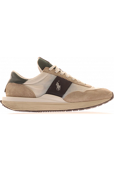 U.S.POLO ASSN. Béžové Semišové Tenisky S Logem Vel. 42