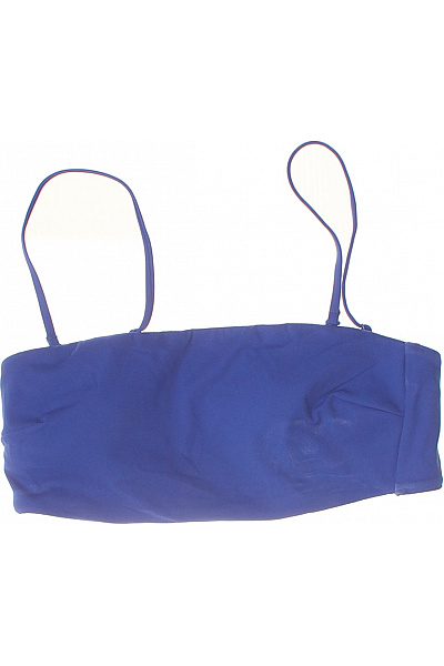 Calvin Klein Modré Bandeau Plavky Crop Top Bez Ramínek Vel. EU M