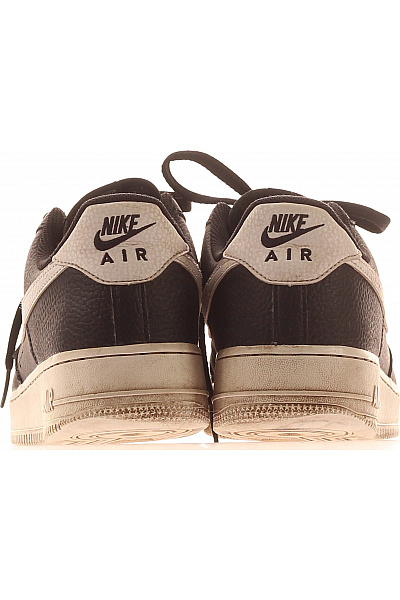 Nike Pánské černé kožené tenisky Air Force Vel. 43 | Nike | obrázek 4