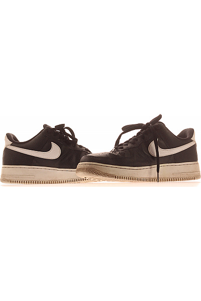Nike Pánské černé kožené tenisky Air Force Vel. 43 | Nike | obrázek 5