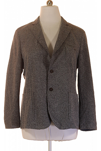 camel active Pánské sako šedé volnočasové elegantní jednořadé Vel. 54 | camel active | obrázek 2