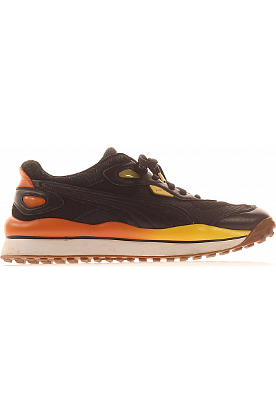 Puma Pánské Trailové Tenisky černé Oranžové žluté Vel. 46