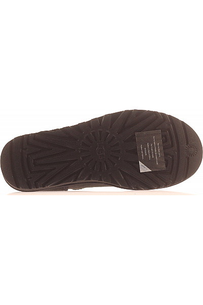 UGG Černé kožené válenky s kožíškem zimní Vel. 39 | UGG | obrázek 3