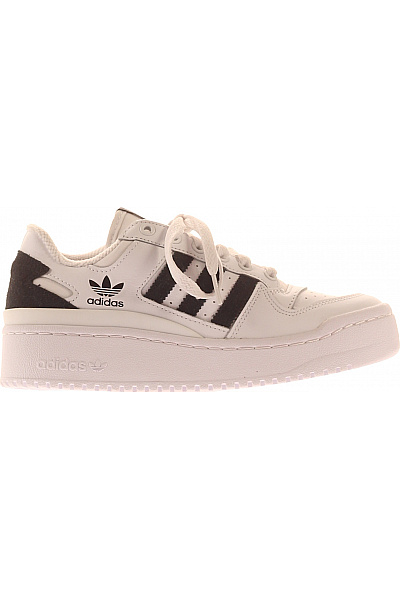 ADIDAS Dámské Tenisky Bílé Kožené šněrovací Na Platformě Vel. 38