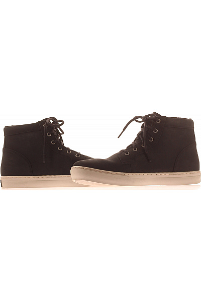 Timberland Černé kožené kotníkové šněrovací tenisky Velikost 45 | Timberland | obrázek 5