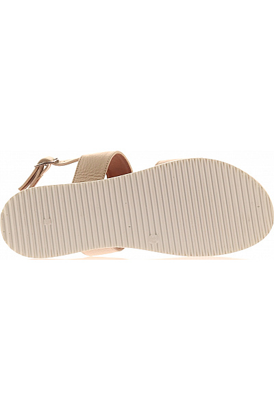 DEERY dámské sandály na platformě béžové kožené volnočasové letní Velikost 37 | DEERY | obrázek 3