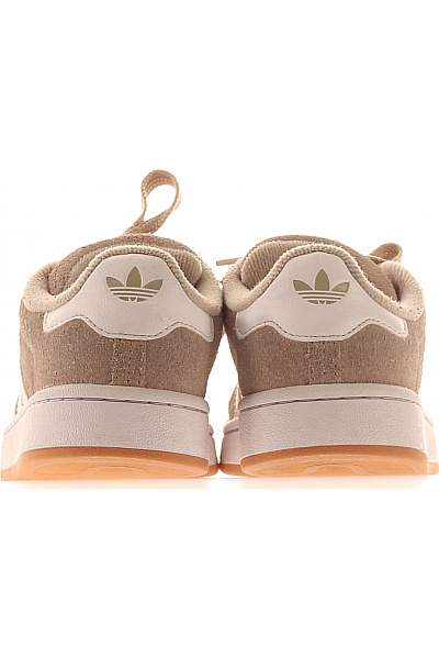 ADIDAS Dětské semišové tenisky béžové volnočasové šněrovací Vel. 34 | ADIDAS | obrázek 4