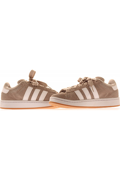 ADIDAS Dětské semišové tenisky béžové volnočasové šněrovací Vel. 34 | ADIDAS | obrázek 5