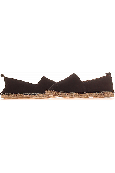 dámské černé semišové espadrilky volnočasové letní nazouvací Vel. 38 | Unimoda | obrázek 5