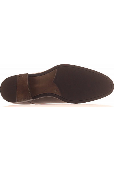 mens heritage Pánské černé kožené šněrovací polobotky elegantní Vel. 42 | mens heritage | obrázek 3